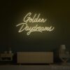 Golden Daydreams Neon Sign
