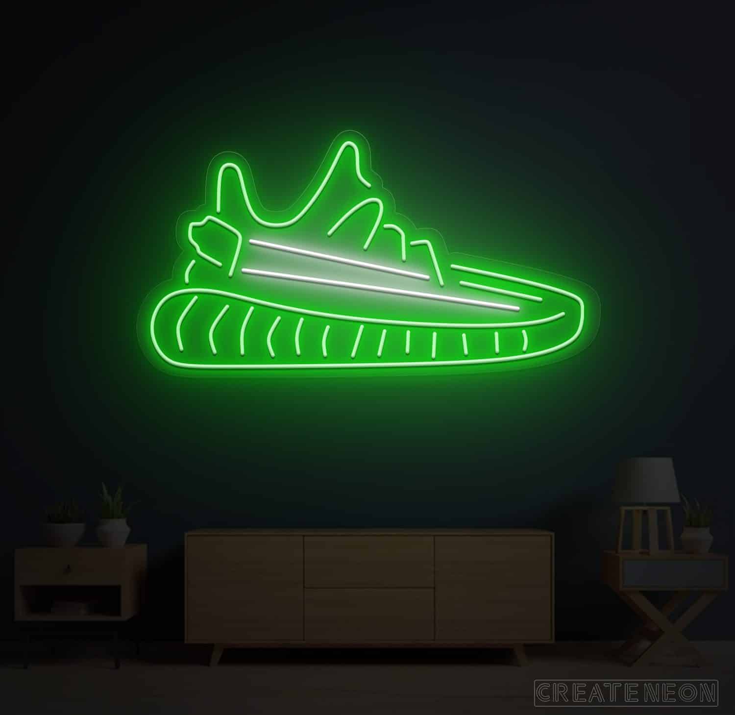 yeezy verdes neon